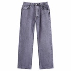 Aries Women's Acid Wash Batten Jeans in Purple