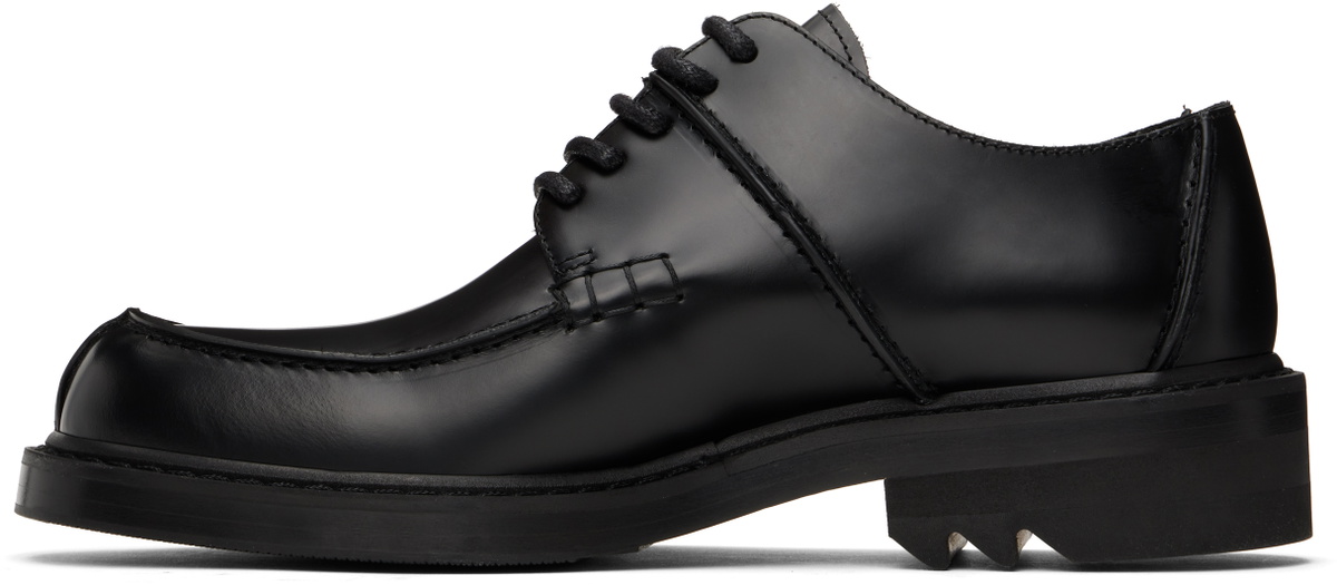 Dries Van Noten Black Leather Derbys
