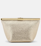 Jimmy Choo Ganache metallic leather clutch