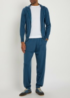 John Smedley Henning Merino Wool Sweatpants Blue