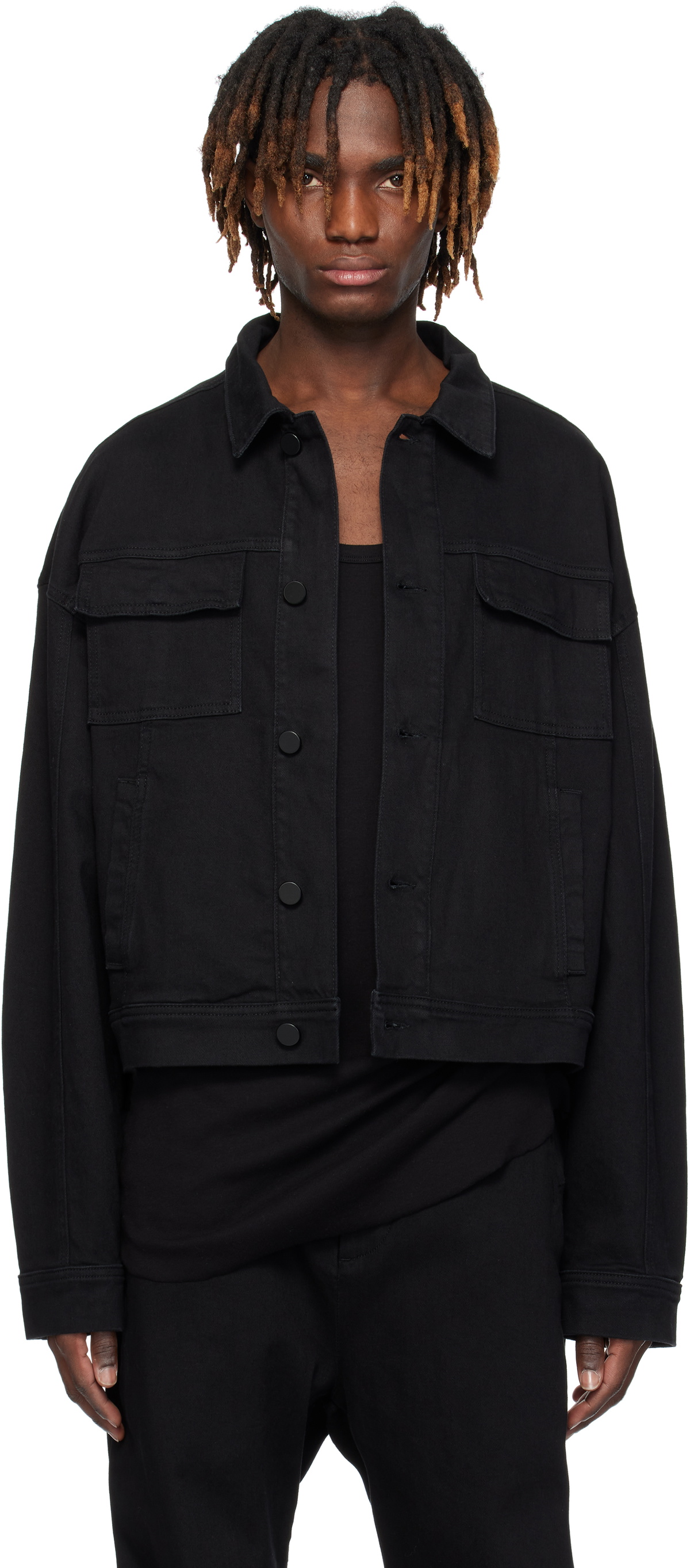 thom/krom Black M J 71 Denim Jacket thom/krom