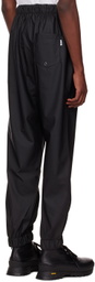 RAINS Black Vented Lounge Pants