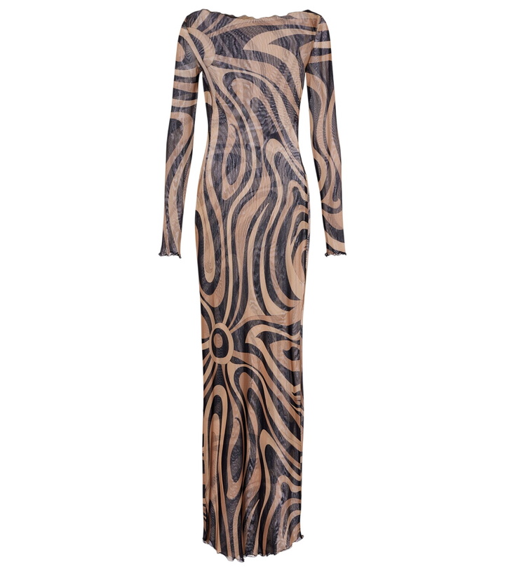Photo: Pucci Marmo tulle maxi dress