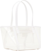 BY FAR White Bar Tote