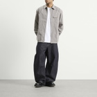 Comme des Garçons Homme Men's Check Triple Layers Shirt in Off White/Brown/Black