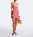 Montce Lena gingham minidress