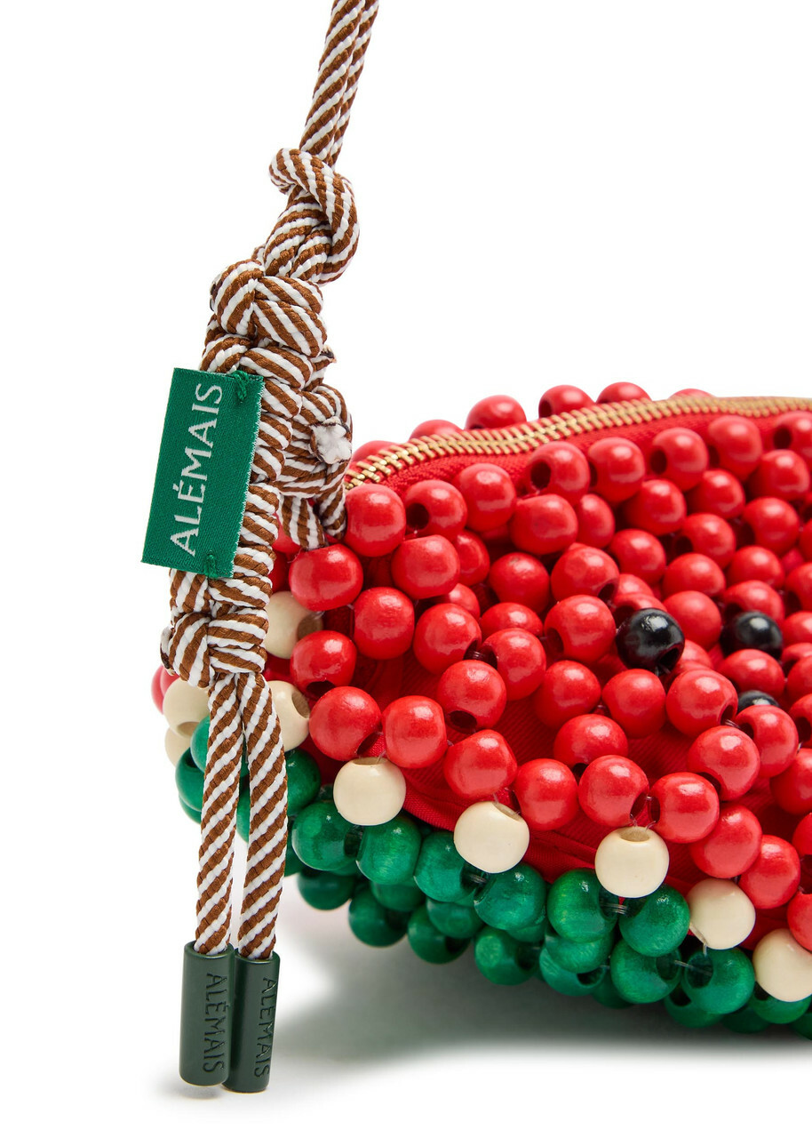 Alemais Watermelon Mini Bead Shoulder bag - Red - One Size
