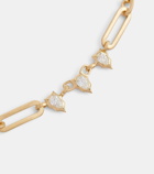 Jade Trau Priscilla 18kt gold chain necklace with diamonds