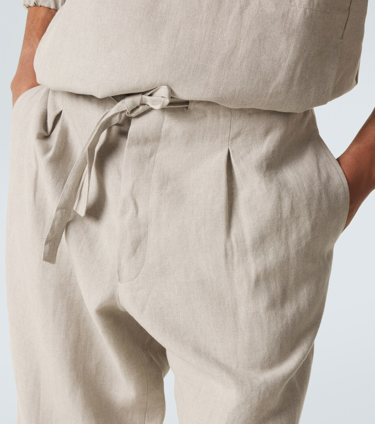 Stòffa Linen straight pants