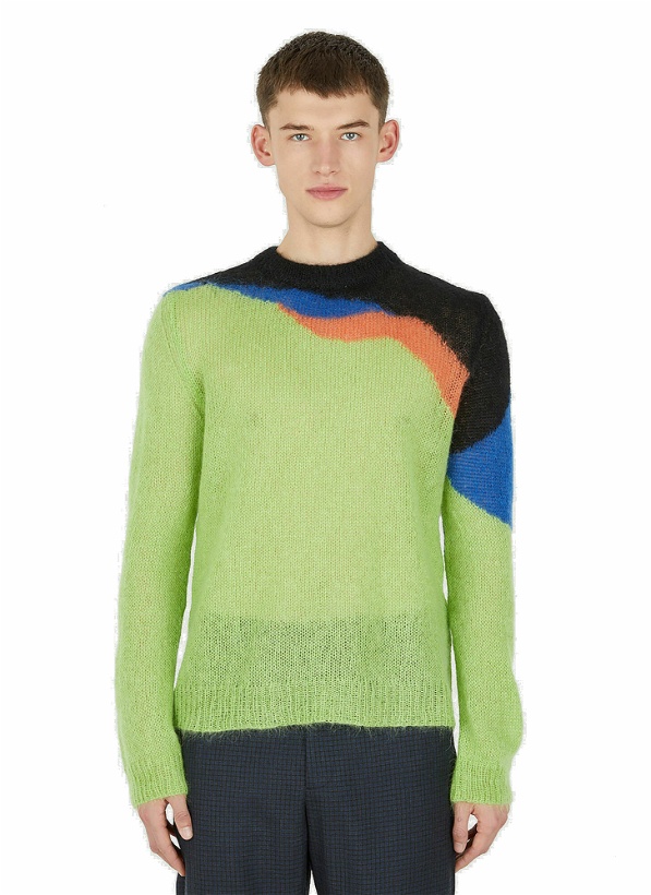 Photo: Abstract Sweater in Green