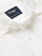 DRAKE'S - Linen Shirt - White