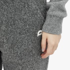 DUNST Women's Unisex Boucle Jogger Pants in Melange Grey