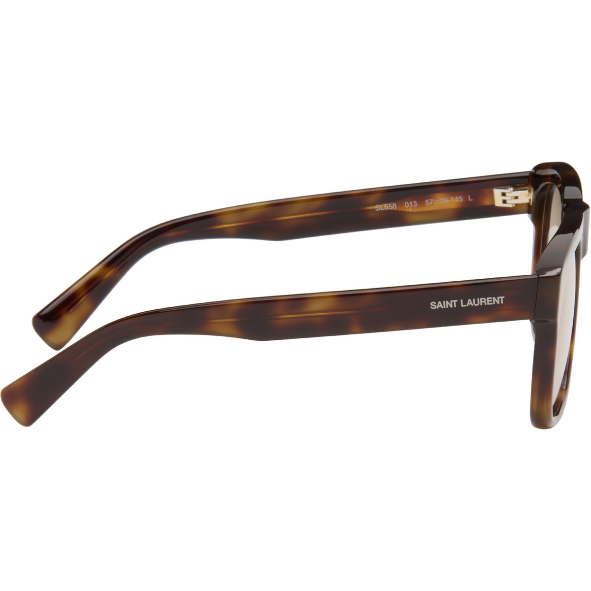 Saint Laurent Brown Oversized Square Sunglasses
