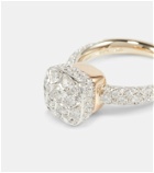 Pomellato - Nudo Solitaire 18kt gold ring with diamonds