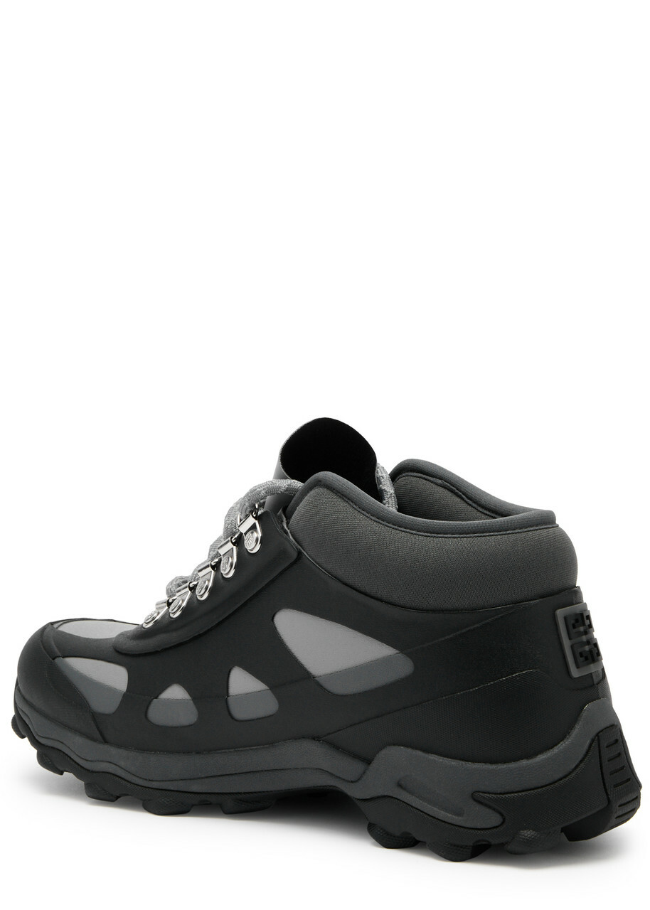 Givenchy Bogs Panelled Rubber Hiking Boots Grey