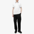 Fred Perry Men's Slim Fit Twin Tipped Polo Shirt in White