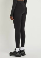 Adidas X Stella Mccartney 7/8 Stretch-jersey Cropped Leggings Black