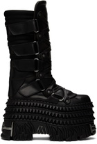 VETEMENTS Black New Rock Edition Tower Boots