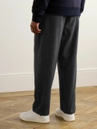 A.P.C. - Renato Tapered Pleated Wool-Blend Trousers - Gray