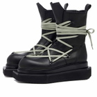 Rick Owens Men's Pentalaced Turbo Cyclops Boot in Black/Pearl