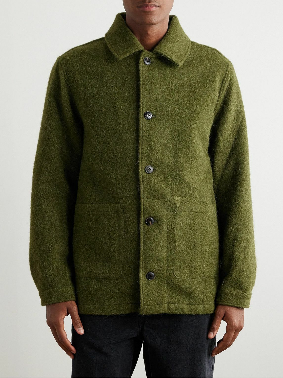 A Kind Of Guise - Jorvi Brushed Alpaca and Wool-Blend Jacket