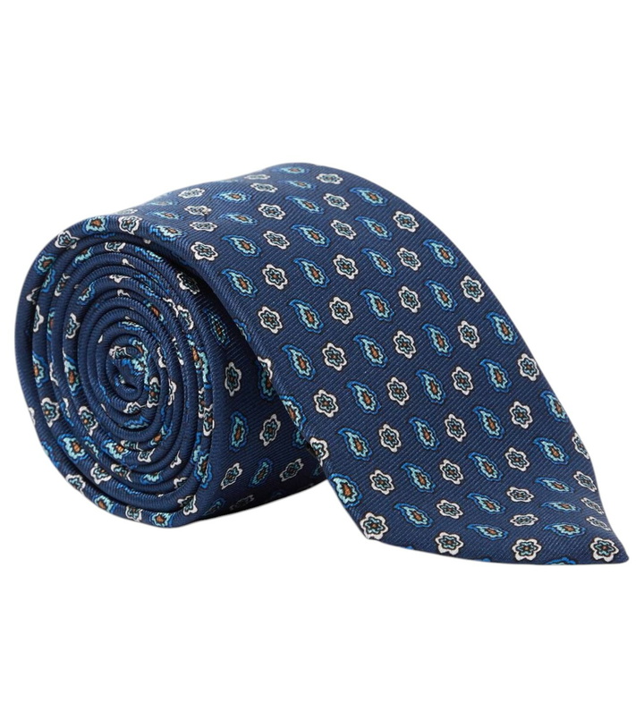 Photo: Kiton Printed silk tie