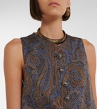 Etro Paisley jacquard vest