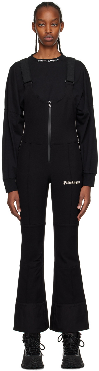 Palm Angels Black Track Jumpsuit