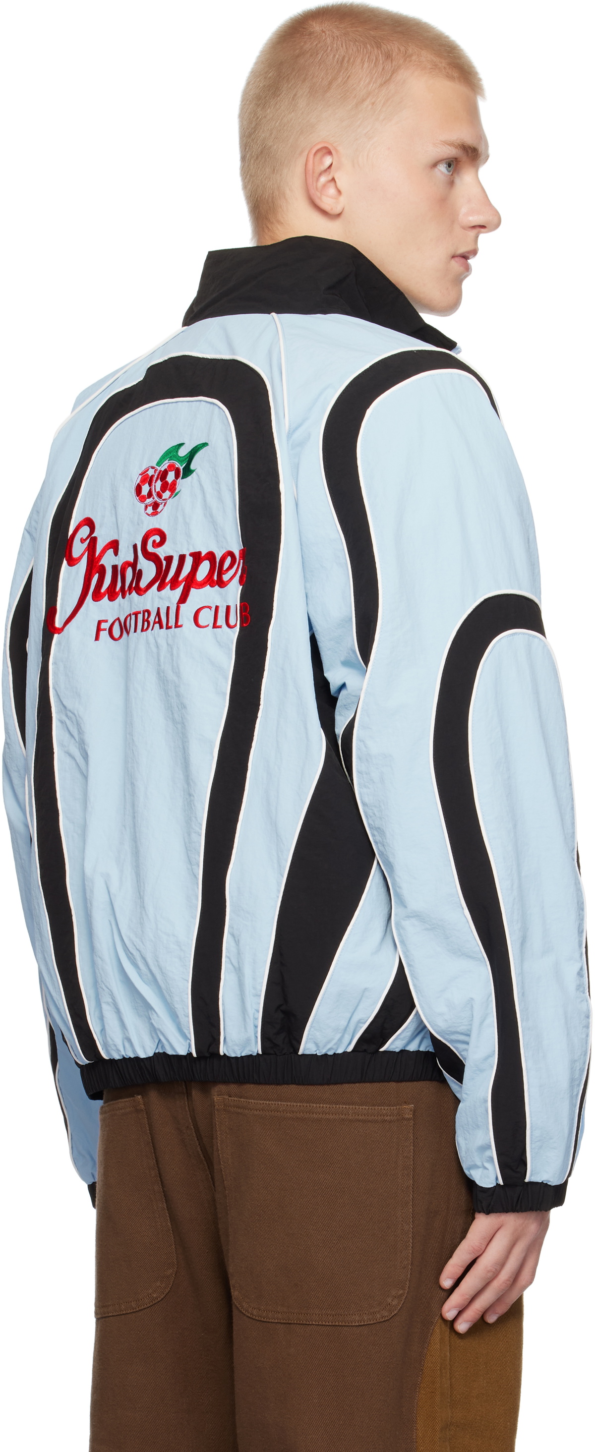 ★2XL★ アルゼンチン　ジャケット メッシ ロナウド KidSuper Black & Blue Ronaldinho Edition Windbreaker Jacket KidSuper