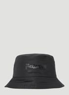 Alexander McQueen - Logo Graffiti Bucket Hat in Black