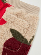 JW Anderson - Tapered Printed Fleece Sweatpants - Neutrals