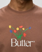 Butter Goods Bouquet Tee Brown - Mens - Shortsleeves
