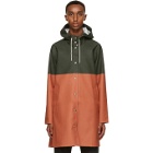 Stutterheim Green and Orange Stockholm Raincoat