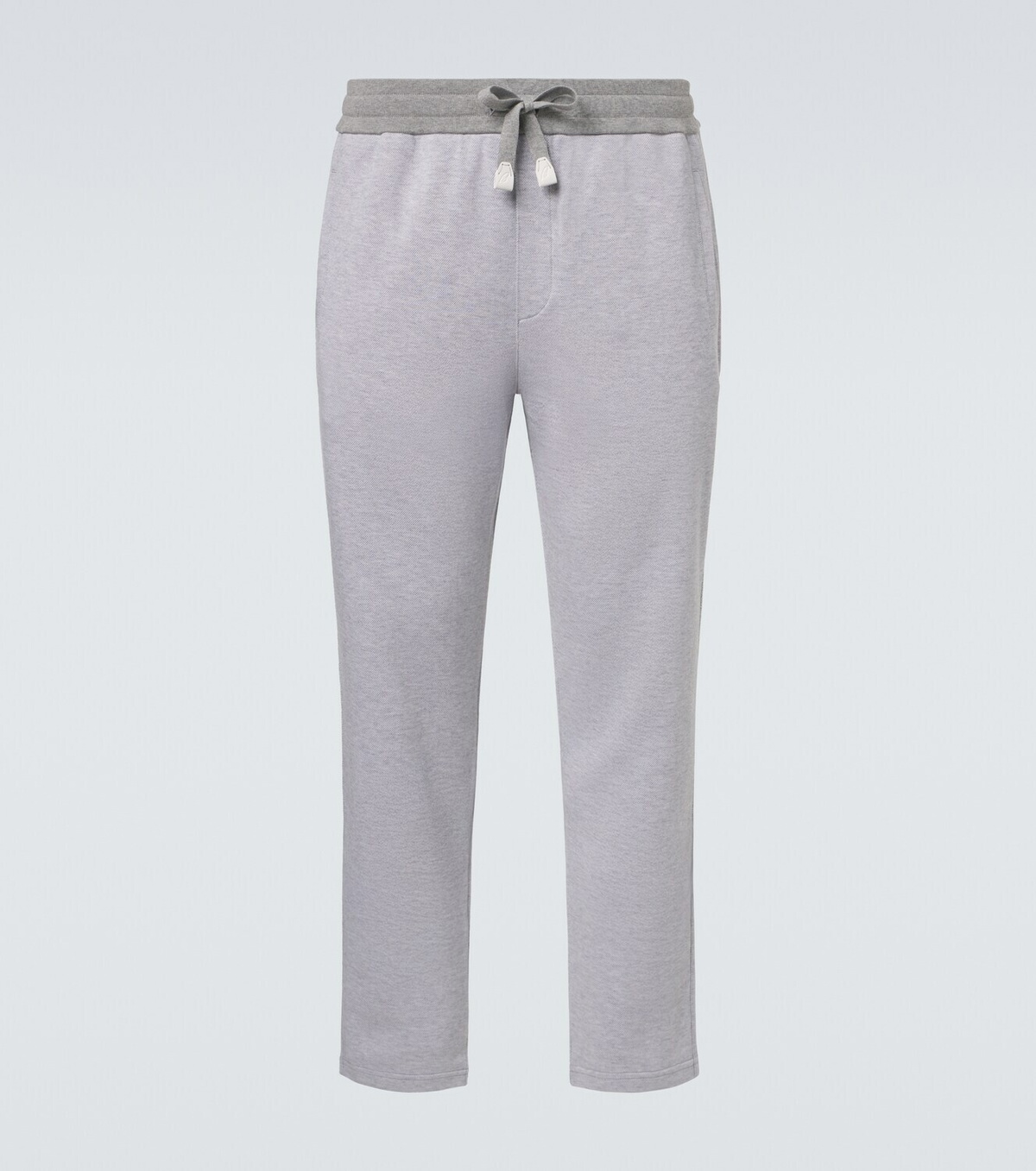 Brioni Cotton-blend jersey sweatpants