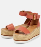 See By Chloe - Glyn leather platform espadrille sandals