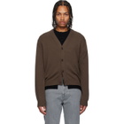 JW Anderson Brown Contrast Layered Cardigan