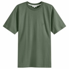 Norse Projects Men's Johannes Organic N Logo T-Shirt in Spruce Green