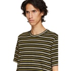 Marni Yellow and Grey Striped T-Shirt