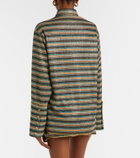 Oséree Lumière striped shirt