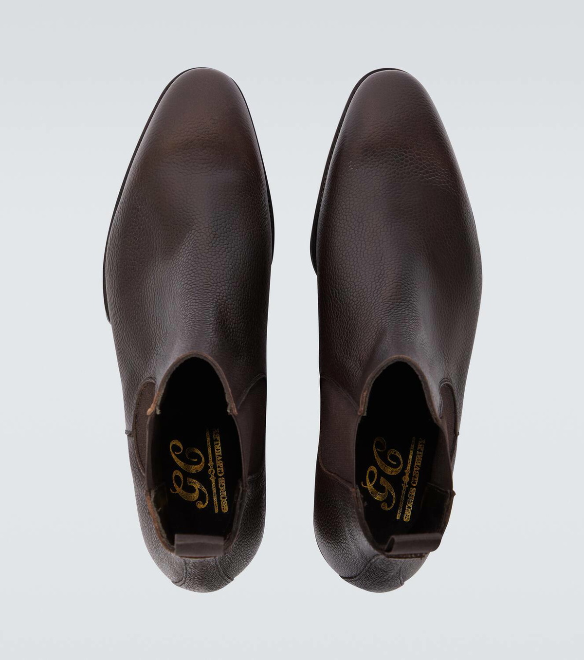 George Cleverley Jason leather Chelsea boots