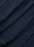 Skims Foldover Stretch-cotton Mini Skort Navy