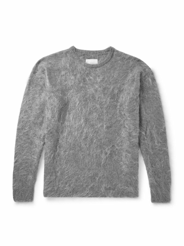 Photo: ssstein - Brushed-Cashmere Sweater - Gray