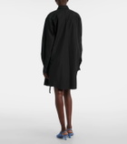 Loewe Draped cotton shirt dress