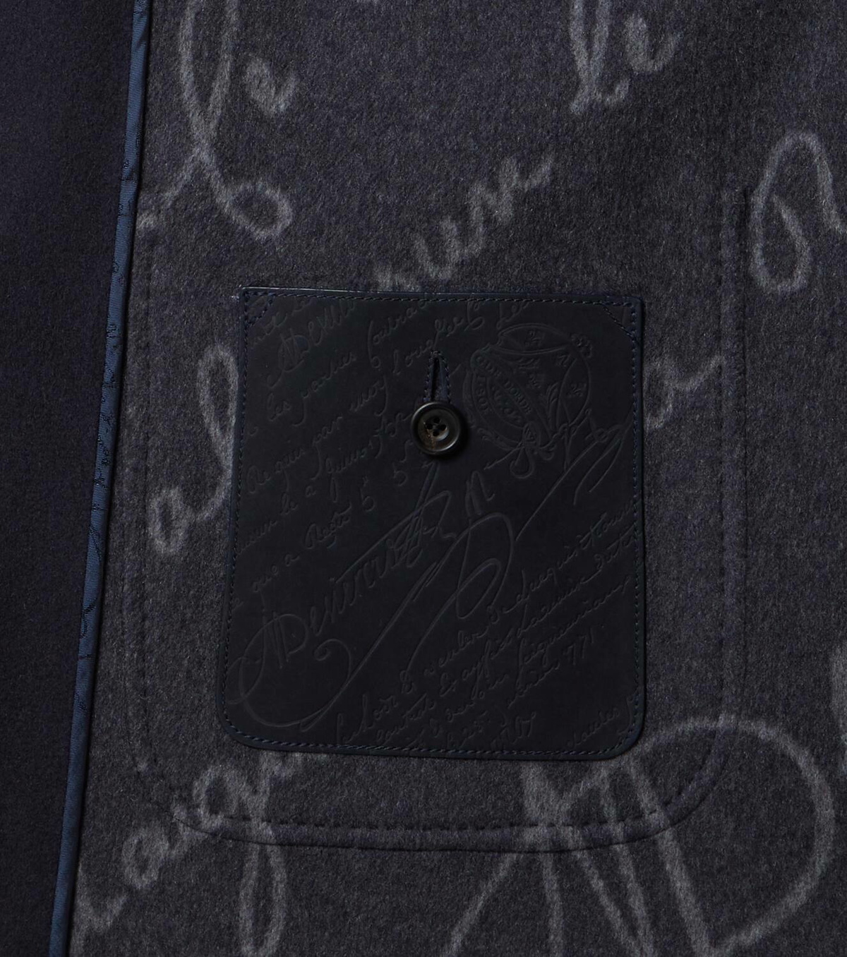 Berluti Scritto reversible wool and cashmere blazer