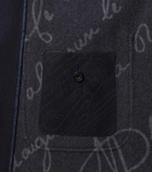 Berluti Scritto reversible wool and cashmere blazer