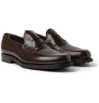 Tod's - Leather Penny Loafers - Brown