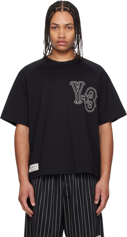 Photo: Y-3 Black Elite 5 GFX Short Sleeve T-shirt