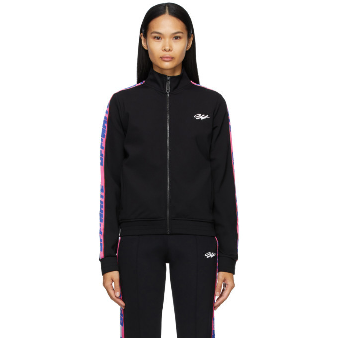 OFF-WHITE TRACK JACKET BLACK-