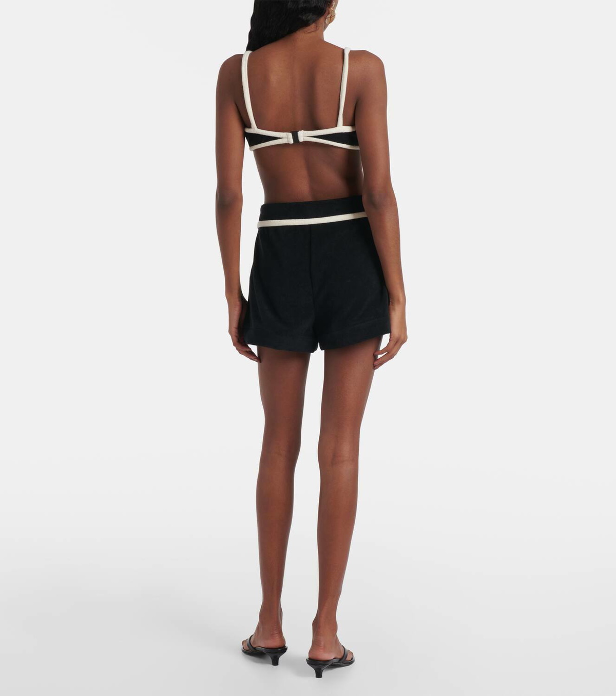 Adriana Degreas Cotton-blend terry top