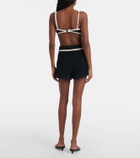 Adriana Degreas Cotton-blend terry top